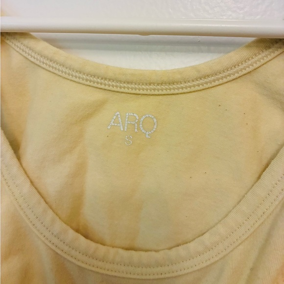 Arq + Dazed But Amazed collab Cropped Tank Top in Yellow size small - Picture 2 of 5